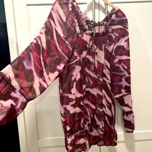 Nine West size XL. Breezy & flowing with shades of purple